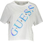 Guess Jeans White Cotton Women T-Shirt