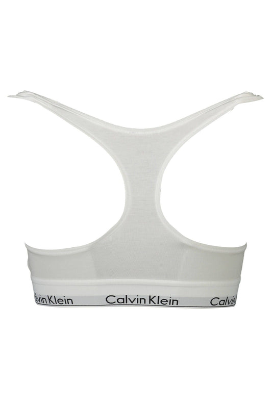 Calvin Klein White Cotton Women Sports Bra