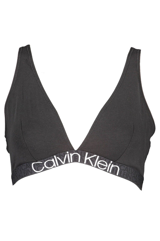 Calvin Klein Black Cotton Women Bra