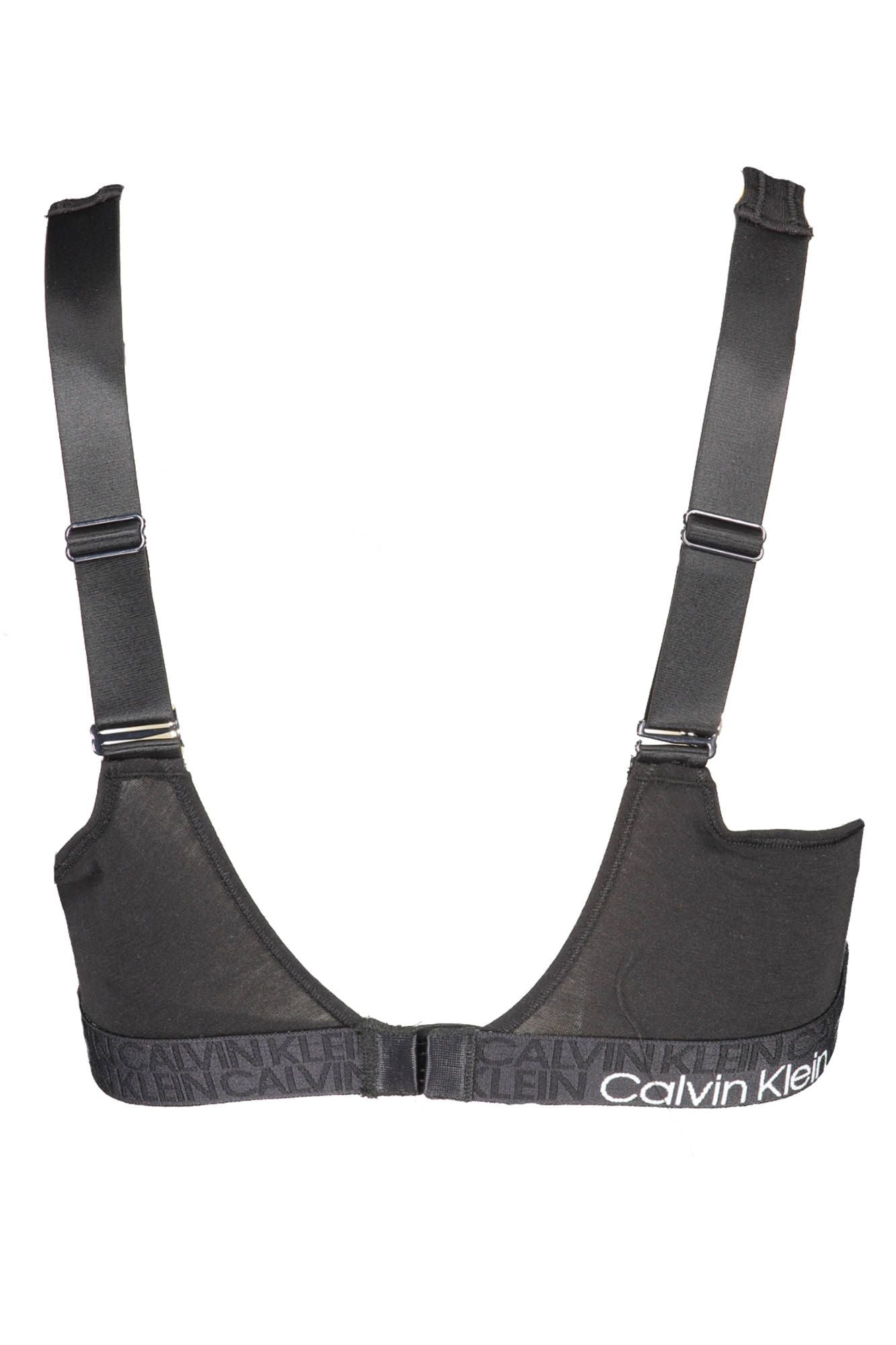 Calvin Klein Black Cotton Women Bra