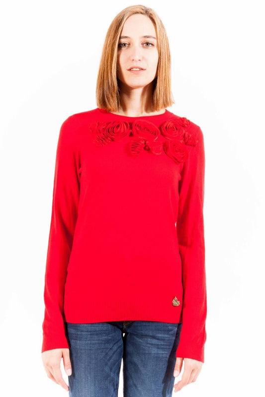 Love Moschino Red Polyester Women Sweater