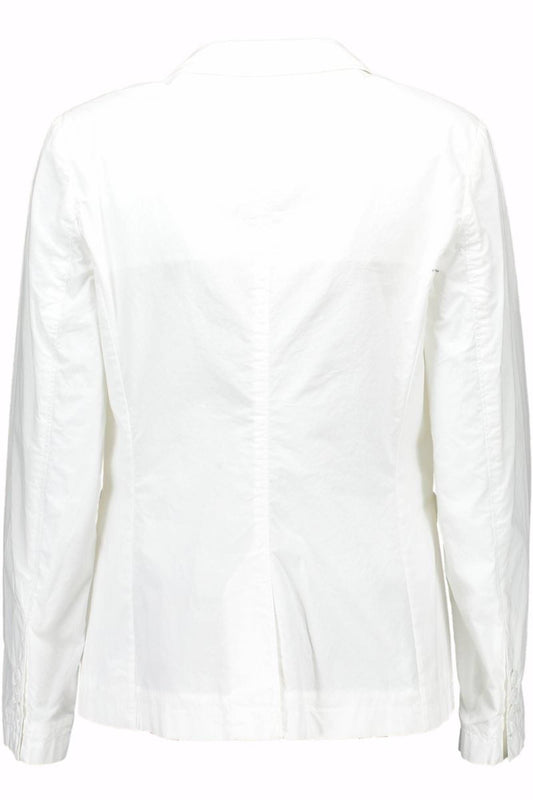 Gant White Cotton Women Jacket