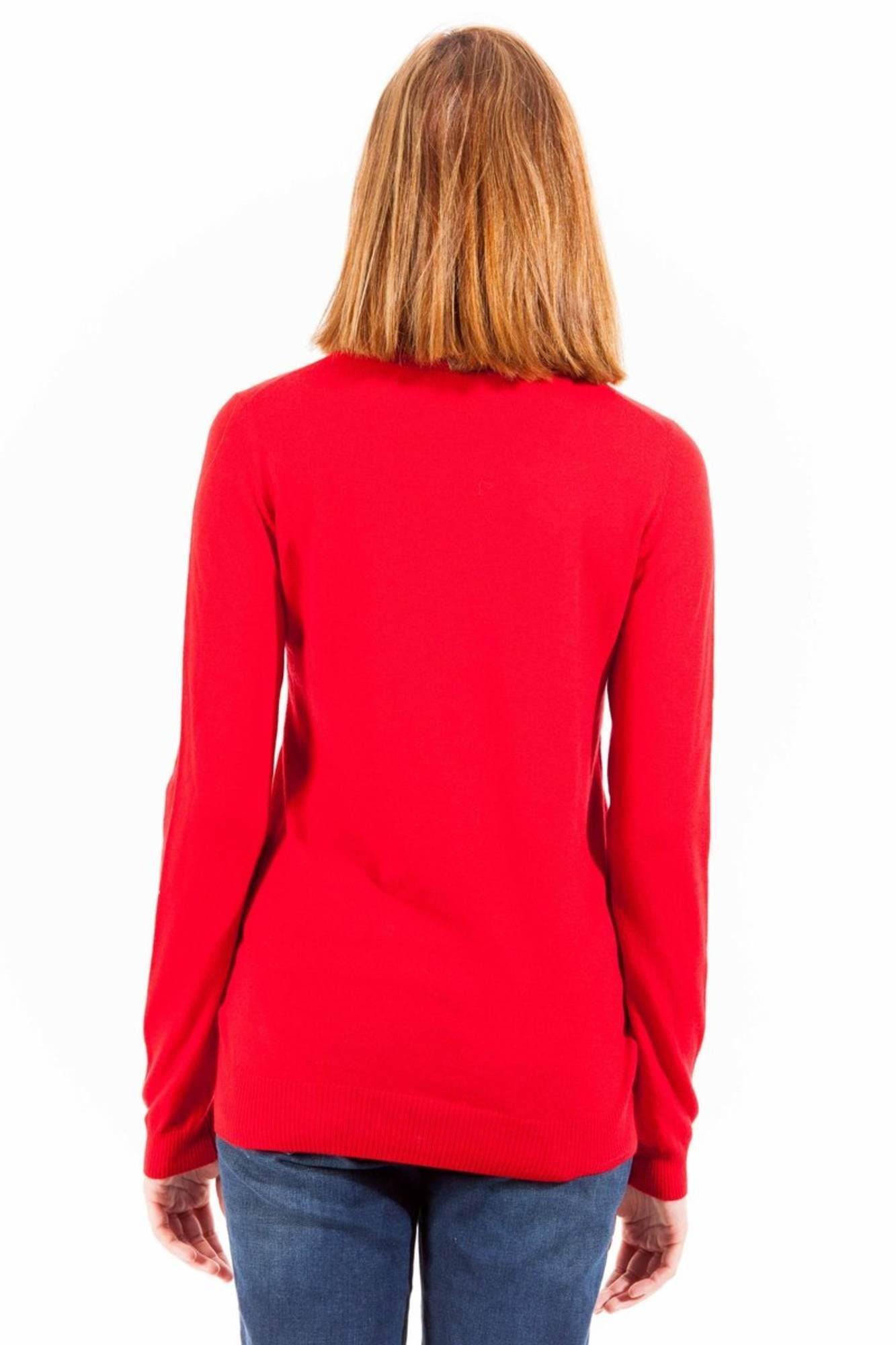 Love Moschino Red Polyester Women Sweater