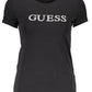 Guess Jeans Black Cotton Women T-Shirt