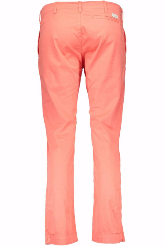 Gant Red Cotton Women Pant