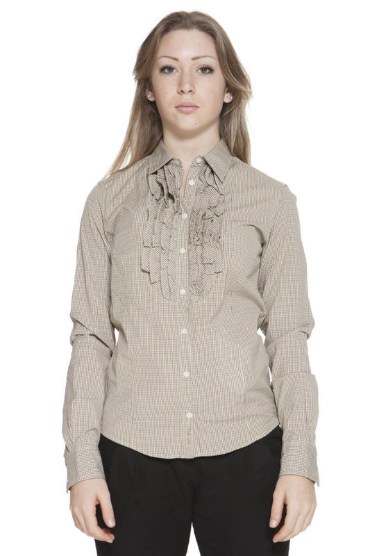 Gant Brown Cotton Women Shirt