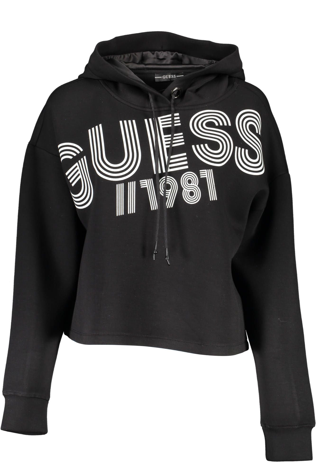 Guess Jeans Black Viscose Women Sweater