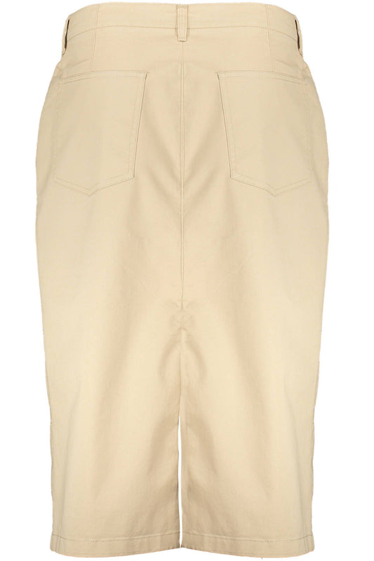 Gant Beige Cotton Women Skirt