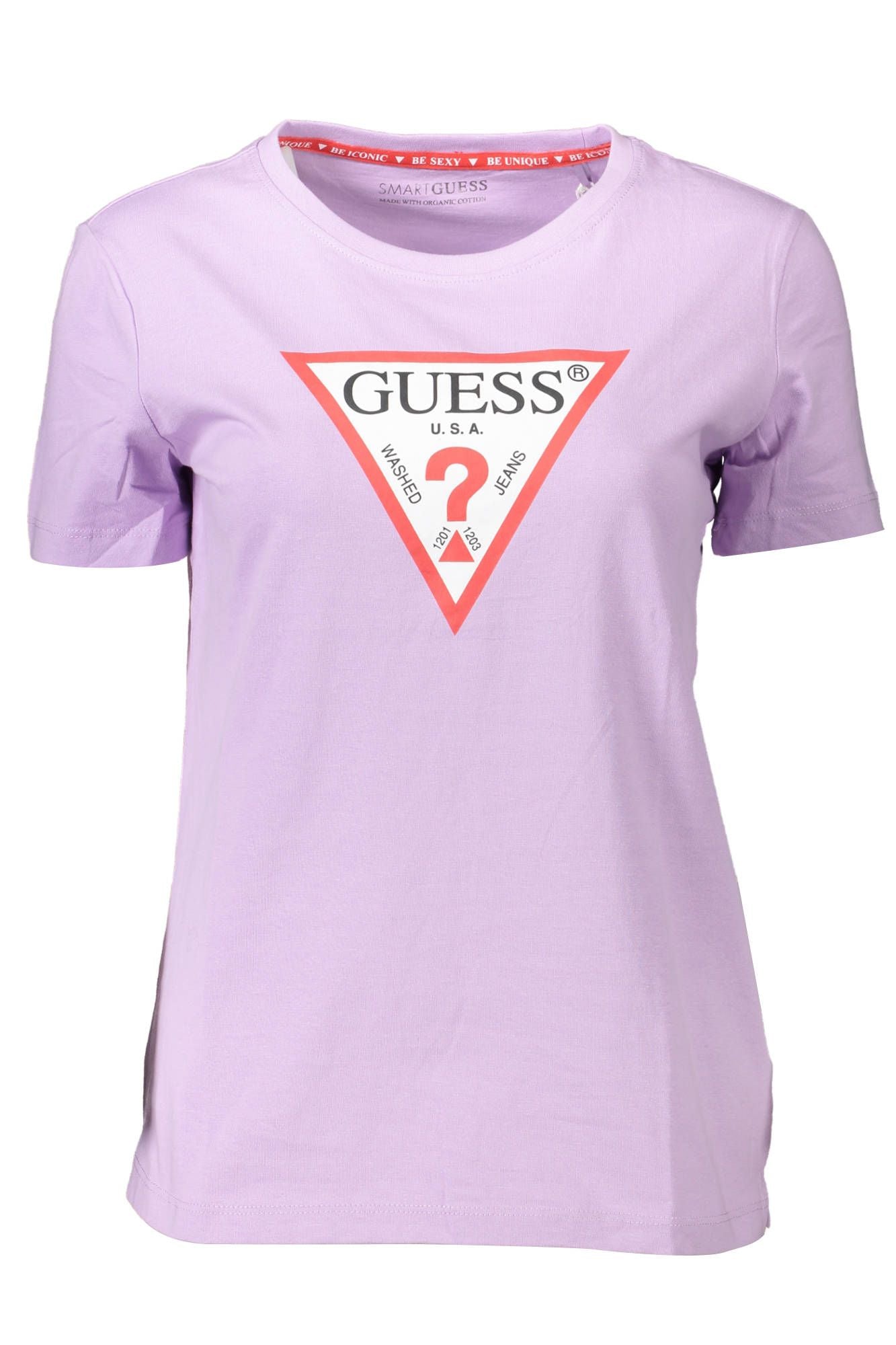 Guess Jeans Purple Cotton Women T-Shirt