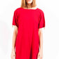 Love Moschino "Red Viscose Women Dress"