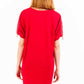 Love Moschino "Red Viscose Women Dress"