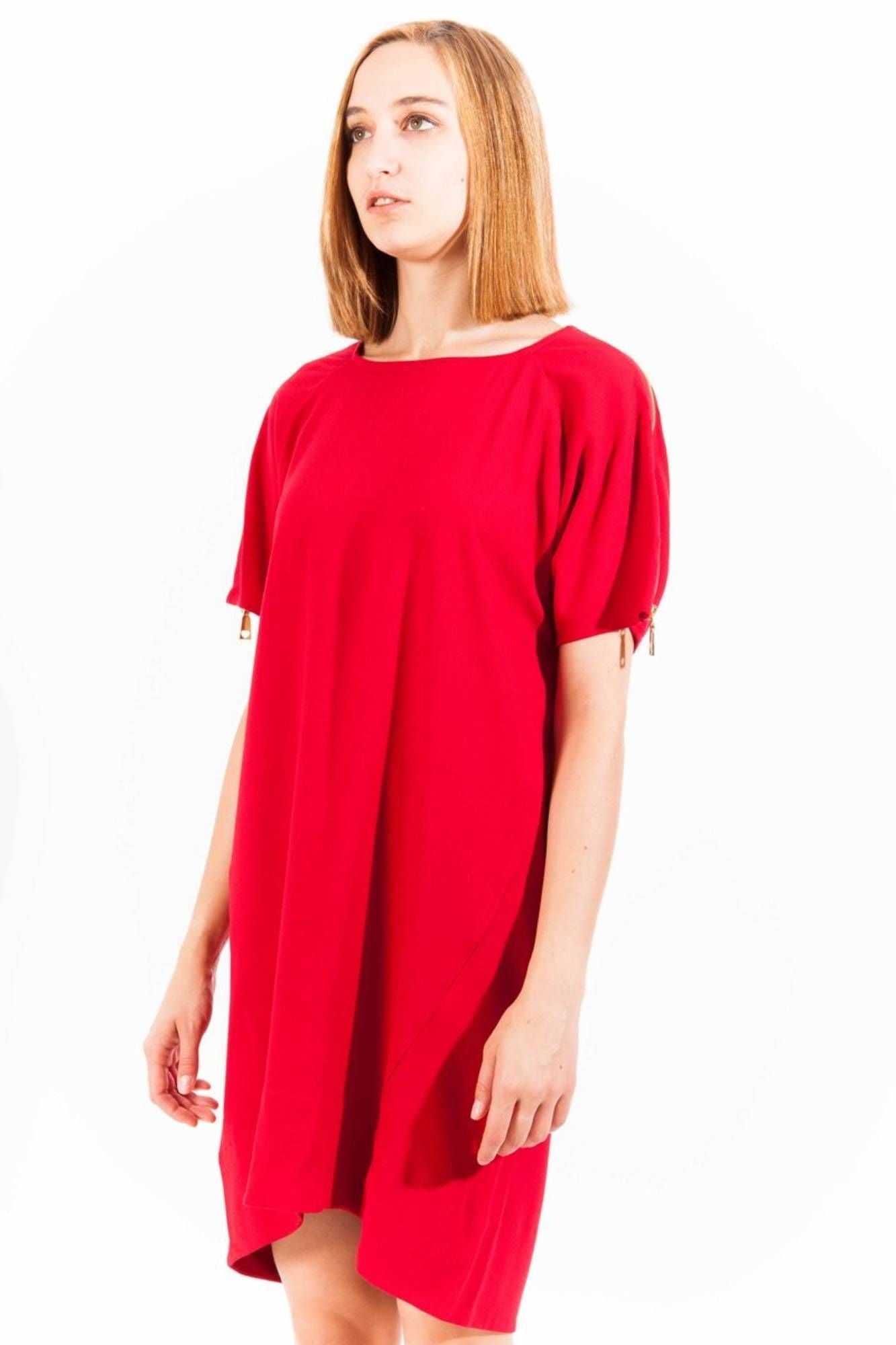 Love Moschino "Red Viscose Women Dress"