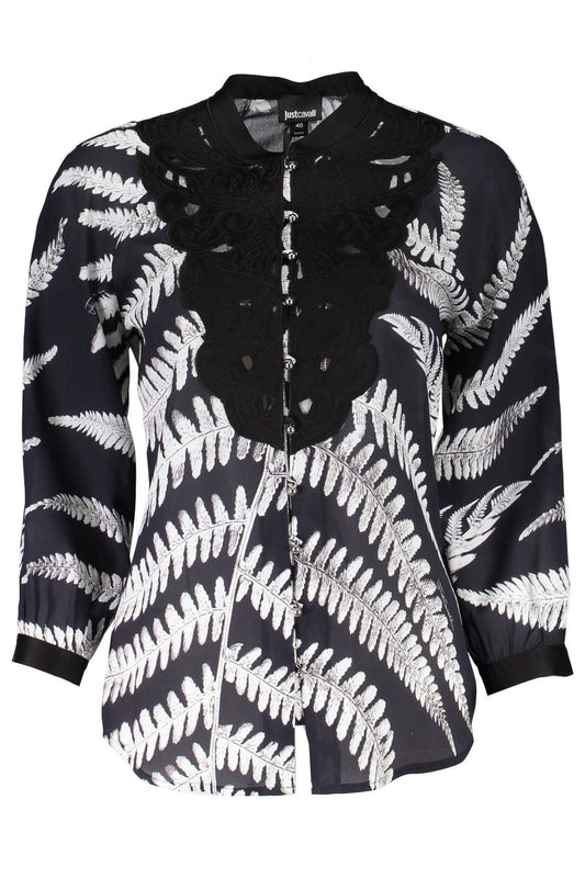 Just Cavalli Black Viscose Women Shirt