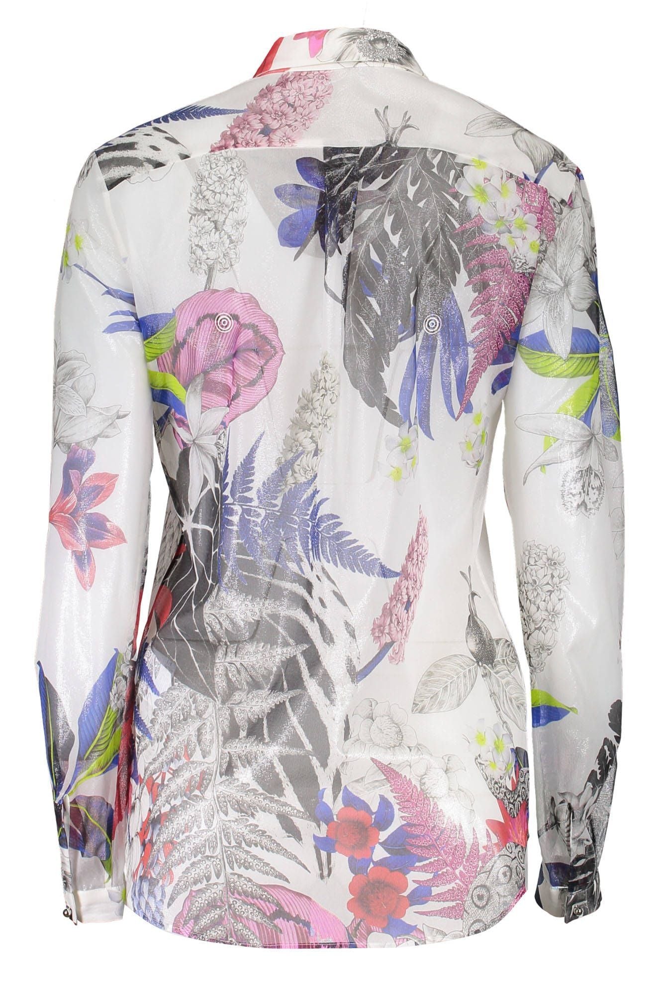 Just Cavalli White Silk Women Shirt