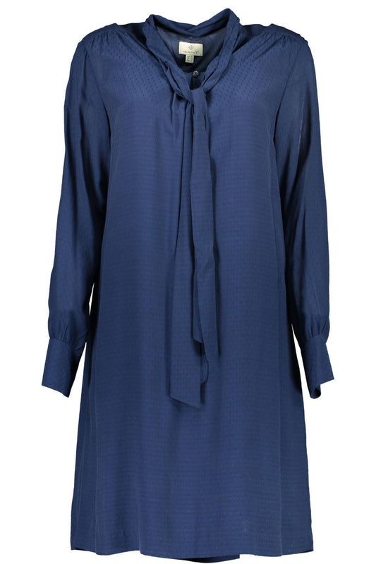 Gant Blue Viscose Women Dress