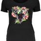 Guess Jeans Black Cotton Women T-Shirt