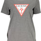 Guess Jeans Gray Cotton Women Tee