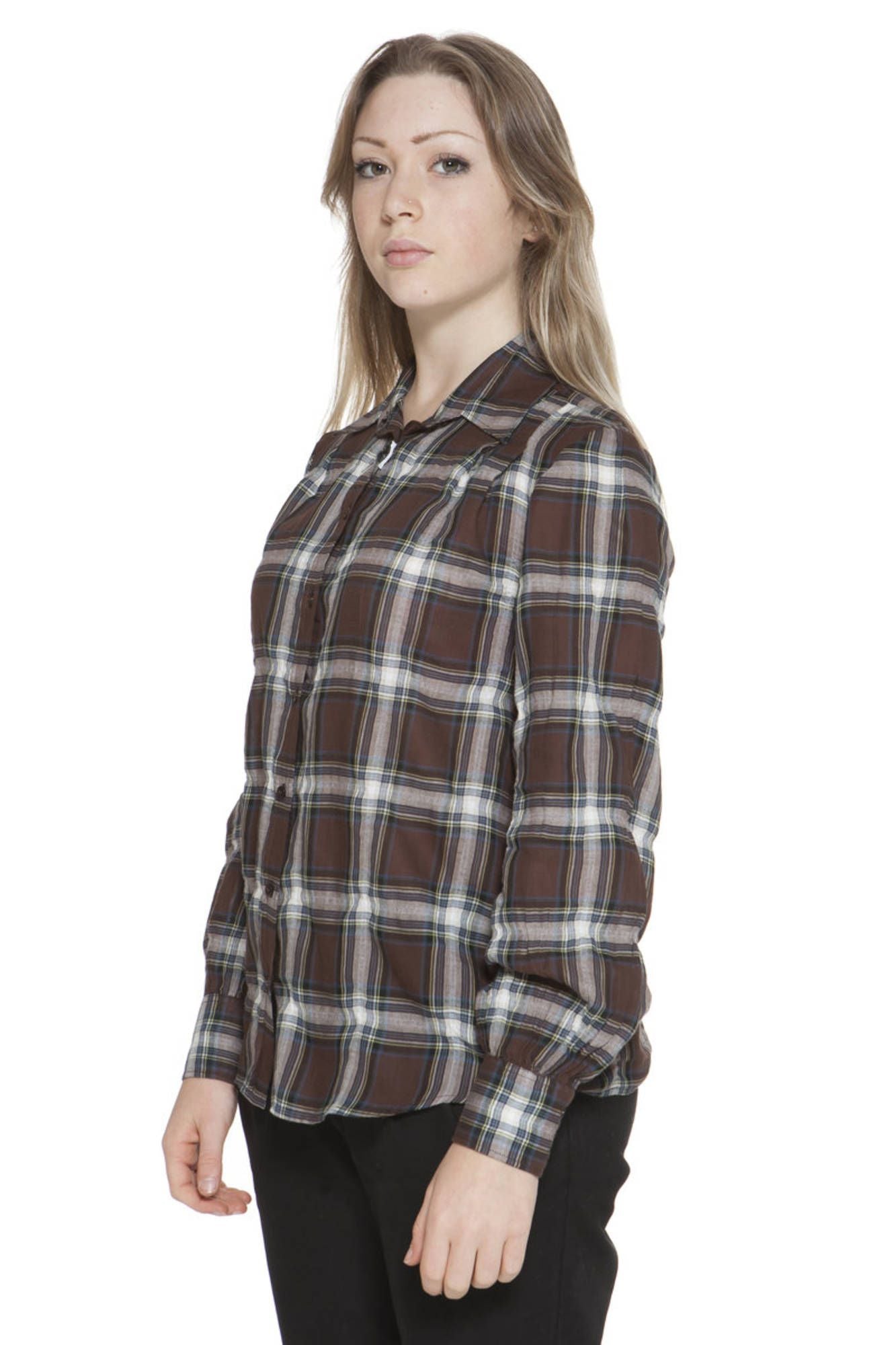 Gant Brown Cotton Women Shirt