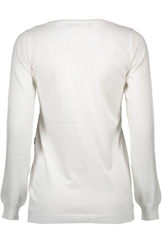 Love Moschino White Varia Women Sweater