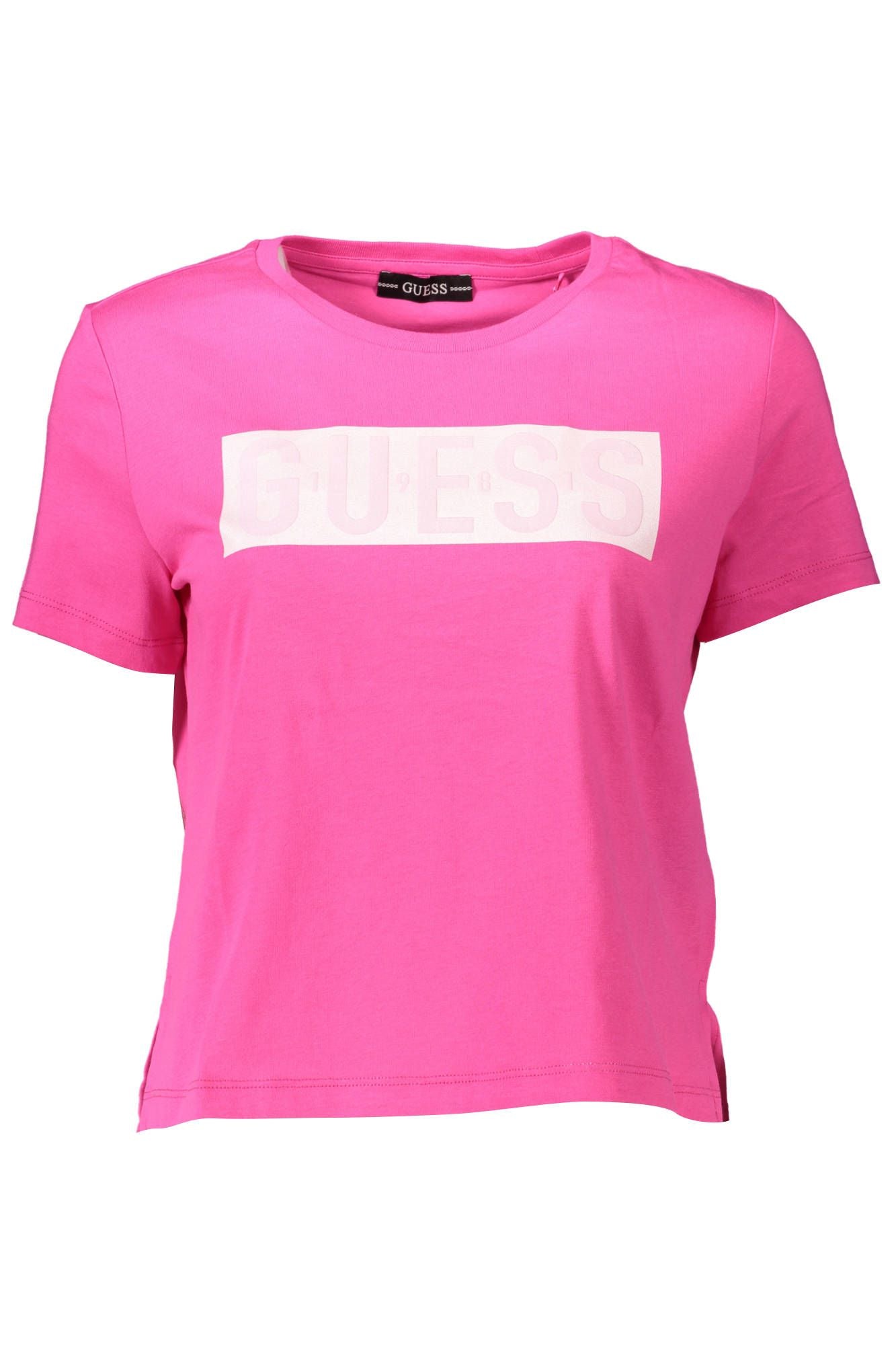 Guess Jeans Pink Cotton Women T-Shirt