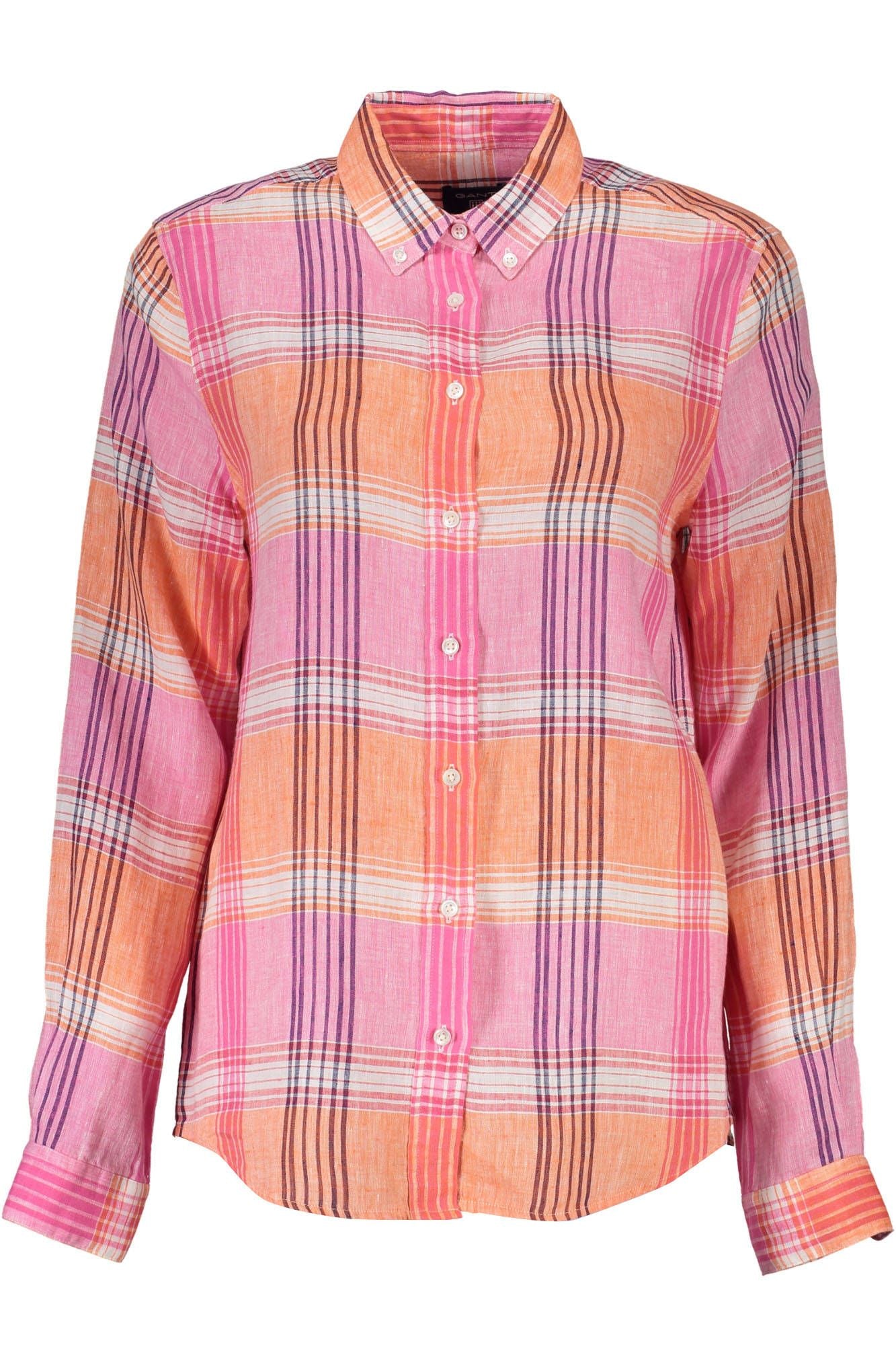 Gant Pink Linen Women Shirt