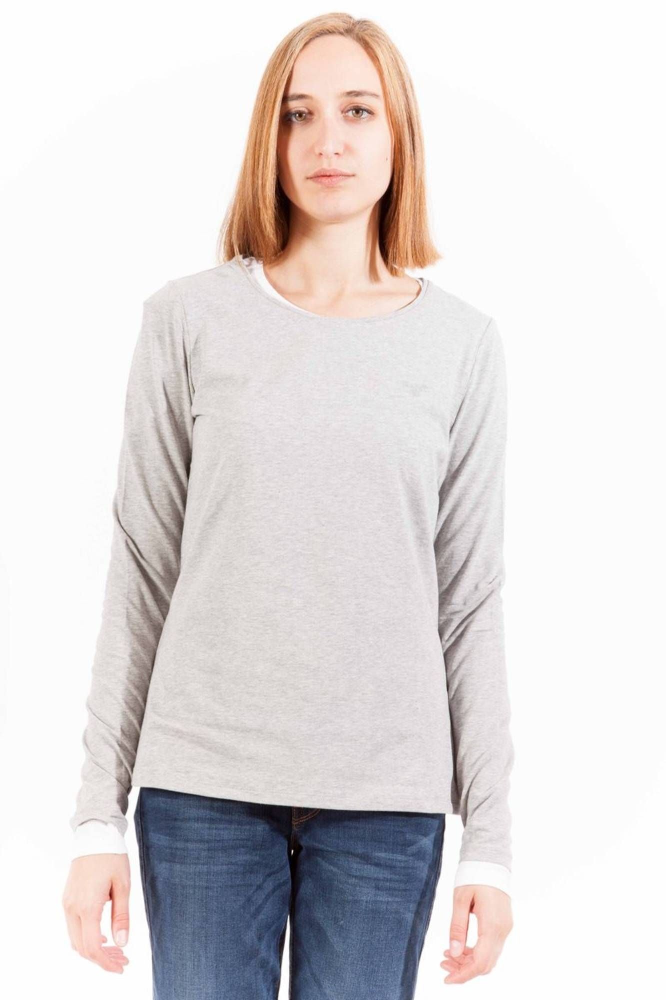 Gant Gray Cotton Women T-Shirt