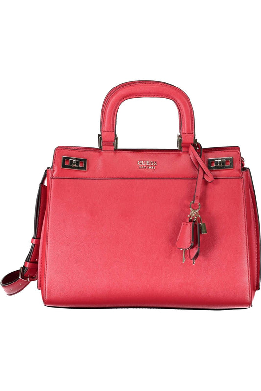 Guess Jeans Red Cotton Women Handbag