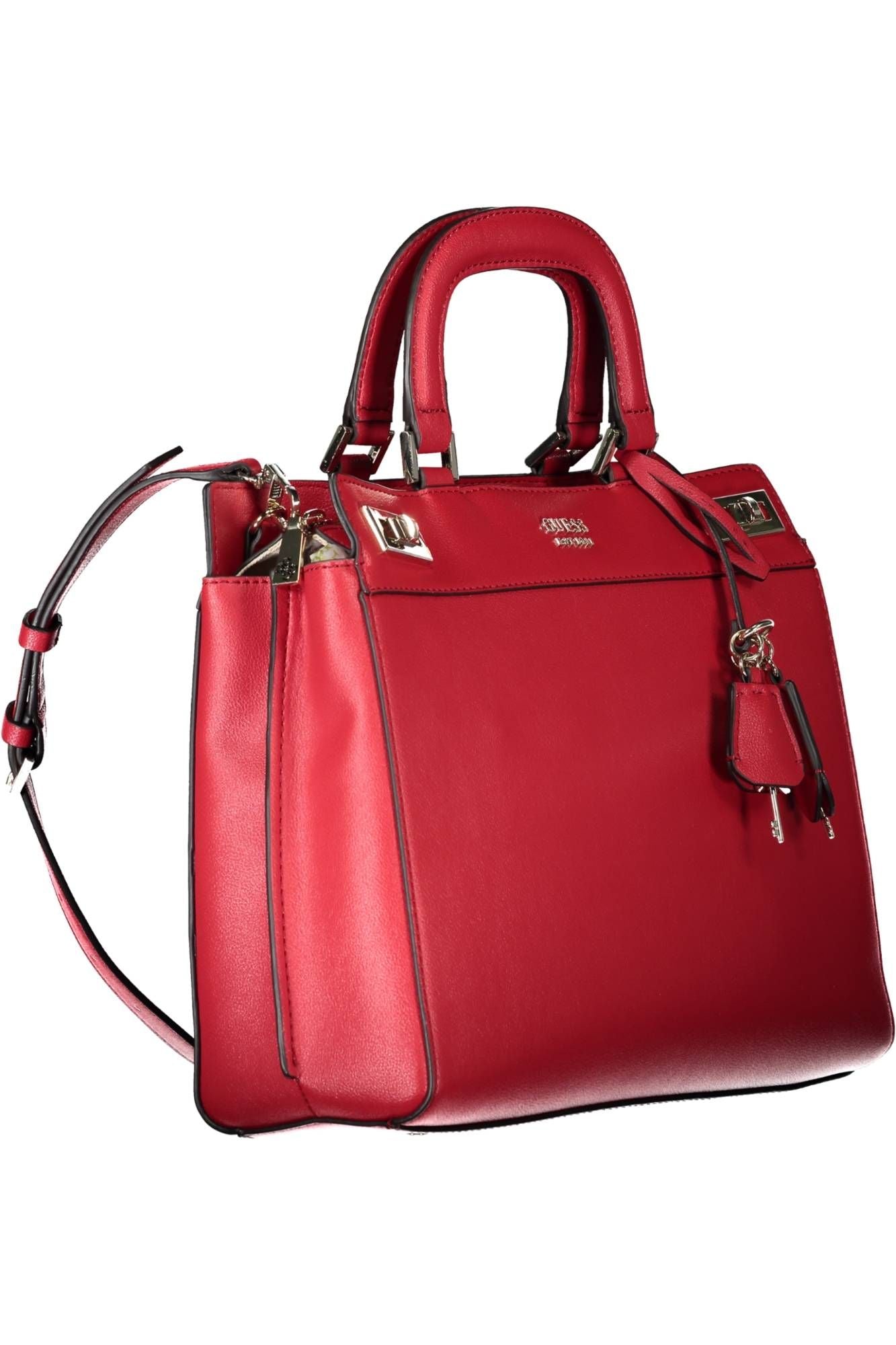 Guess Jeans Red Cotton Women Handbag