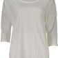 Gant White Linen Women T-Shirt