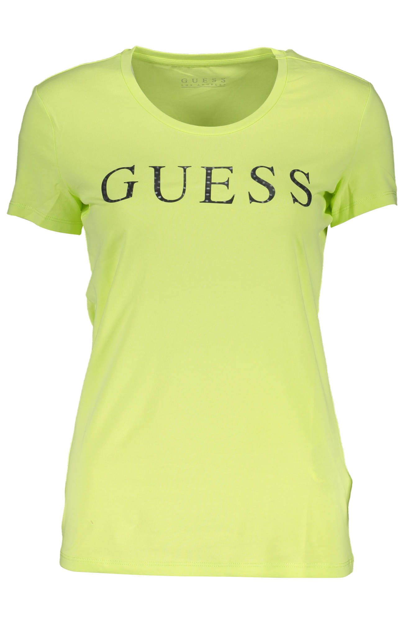 Guess Jeans Yellow Cotton Women TShirt