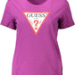 Guess Jeans Purple Cotton Women T-Shirt