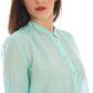 Gant Light Blue Cotton Women Shirt