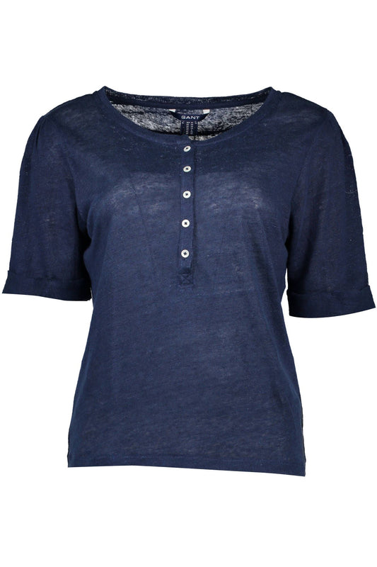 Gant Blue Linen Women Top