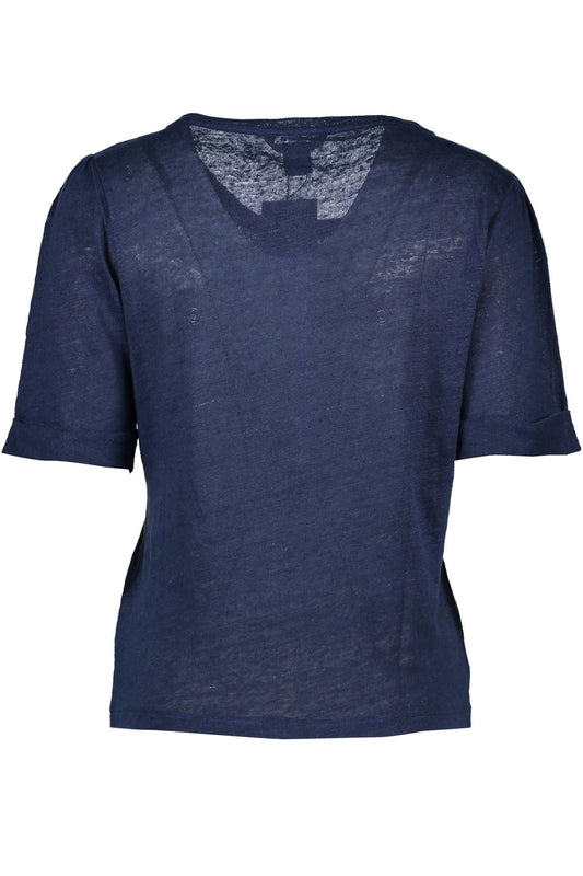 Gant Blue Linen Women Top