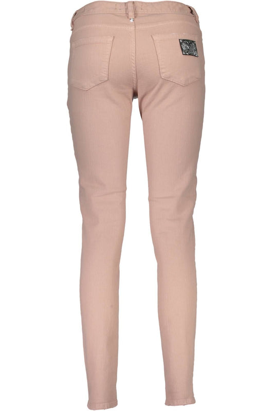 Just Cavalli Pink Cotton Women Jeans