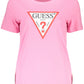 Guess Jeans Pink Cotton Women T-Shirt