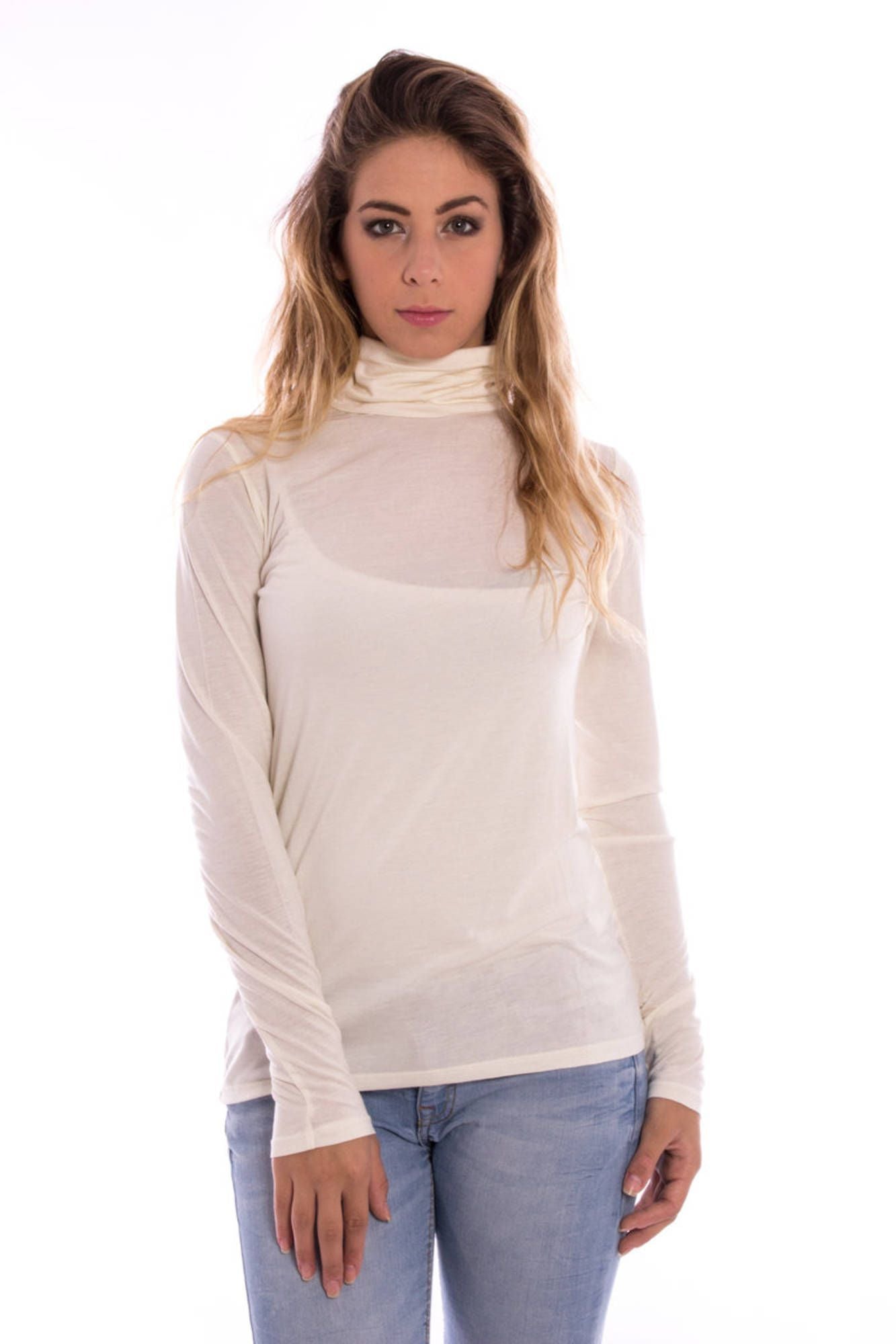 Gant White Wool Women T-Shirt