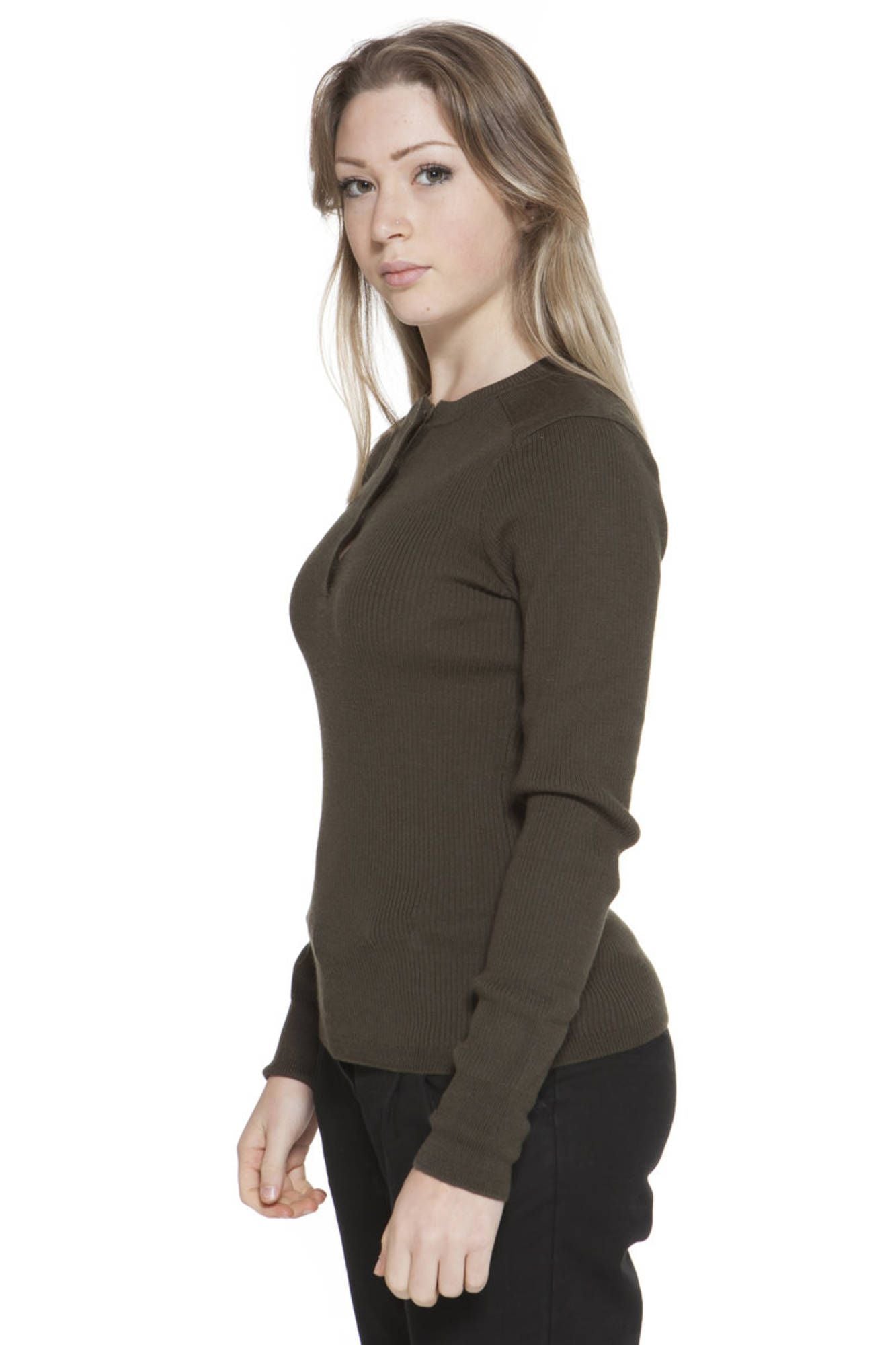 Gant Green Wool Women Shirt