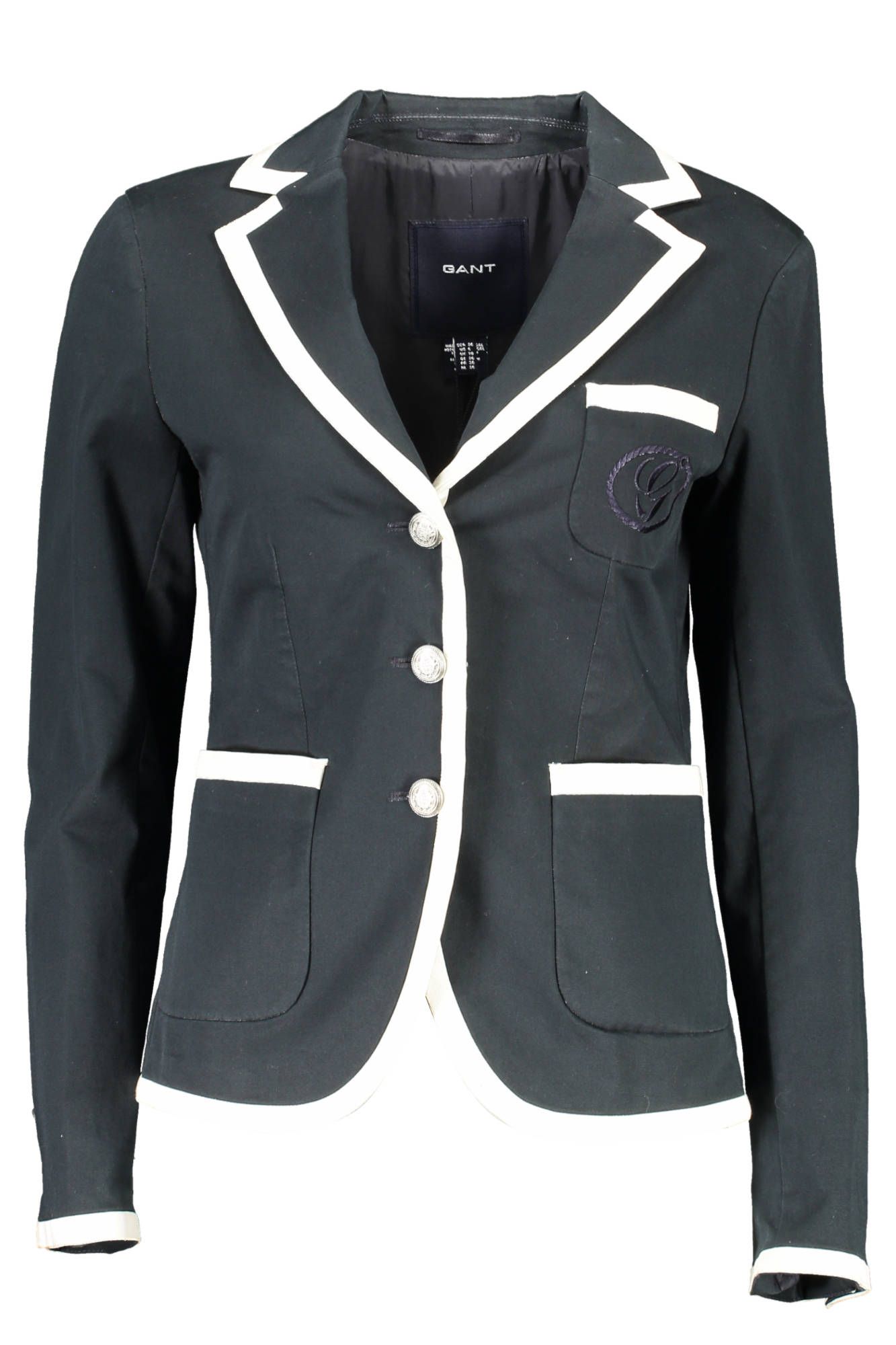 Gant Blue Cotton Women Jacket