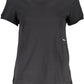 Calvin Klein Black Cotton Women T-Shirt