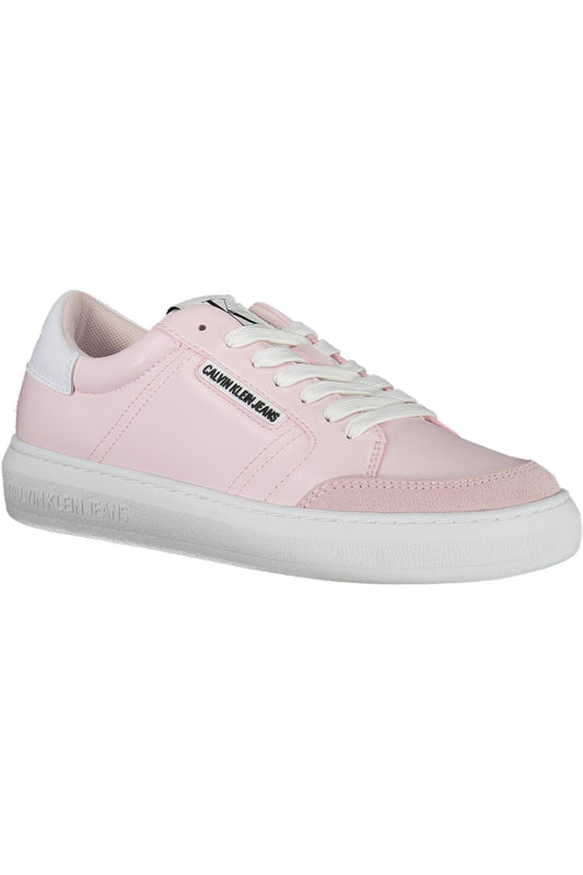 Calvin Klein Pink Polyester Women Sneaker