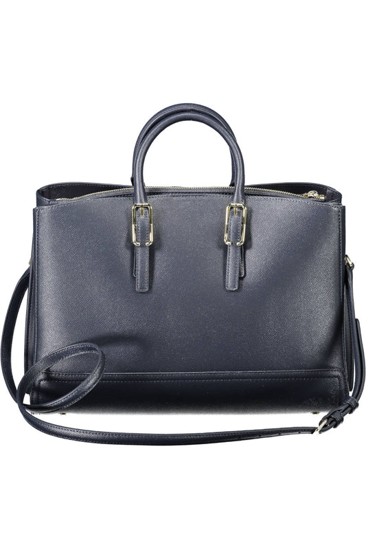 Tommy Hilfiger Blue Polyurethane Women Handbag