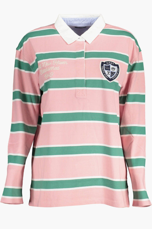 Gant Pink Cotton Women Polo Shirt