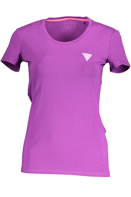 Guess Jeans Purple Cotton Women T-Shirt