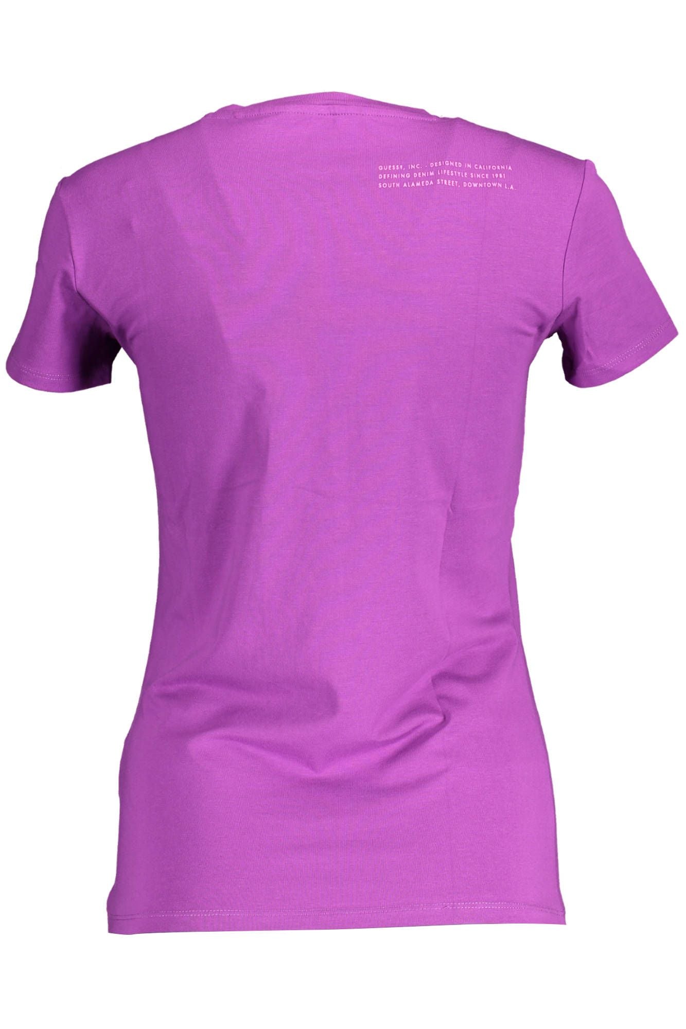 Guess Jeans Purple Cotton Women T-Shirt