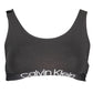 Calvin Klein Black Cotton Women Sports Bra