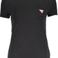 Guess Jeans Black Cotton Women T-Shirt