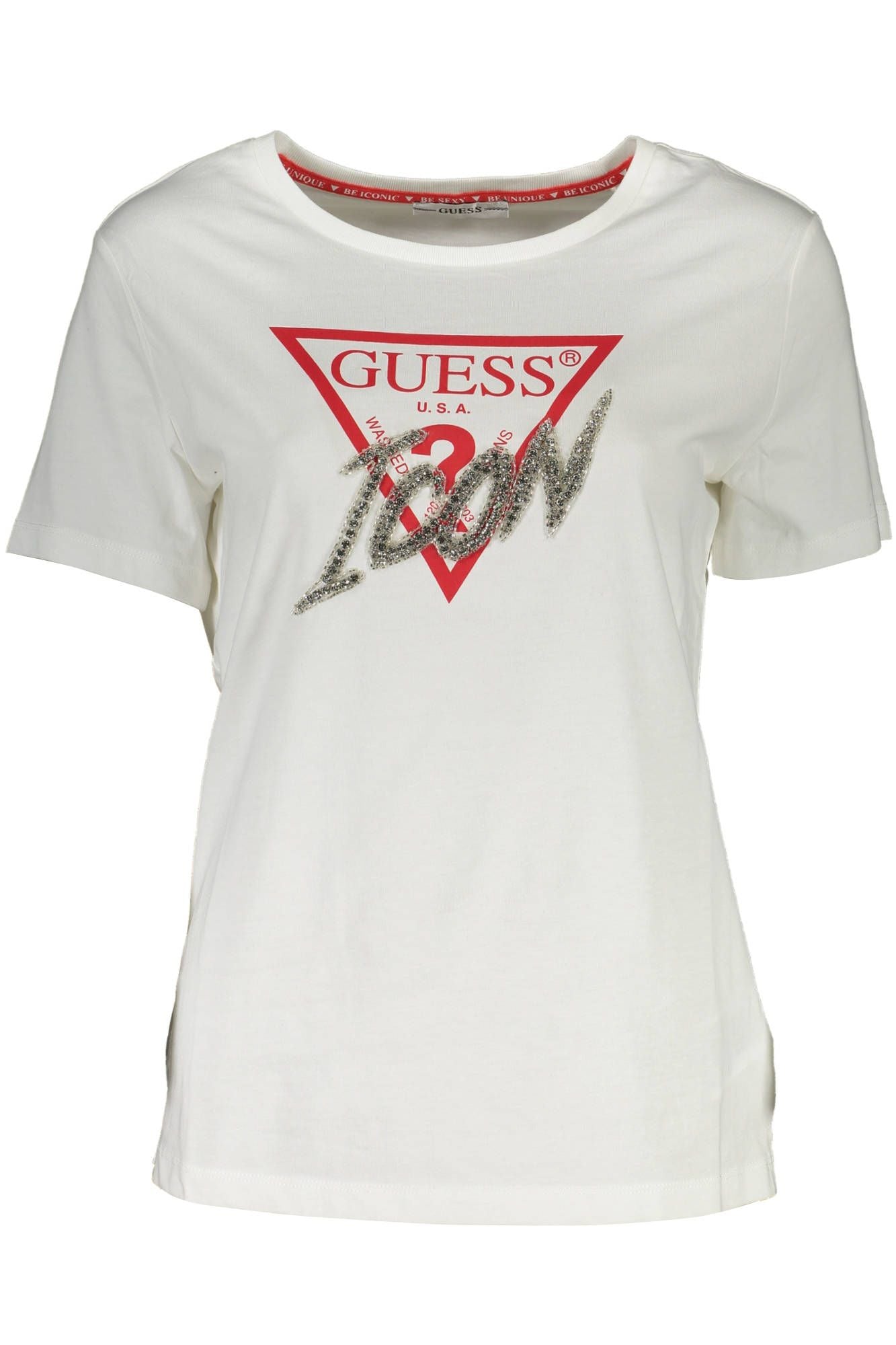 Guess Jeans White Cotton Women T-Shirt