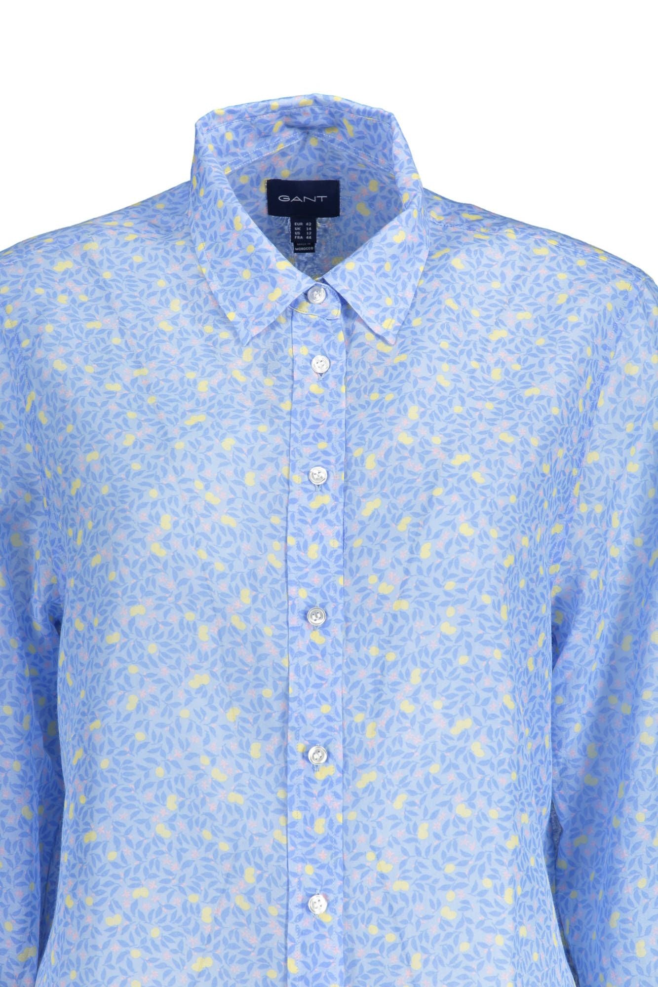 Gant Light Blue Cotton Women Shirt