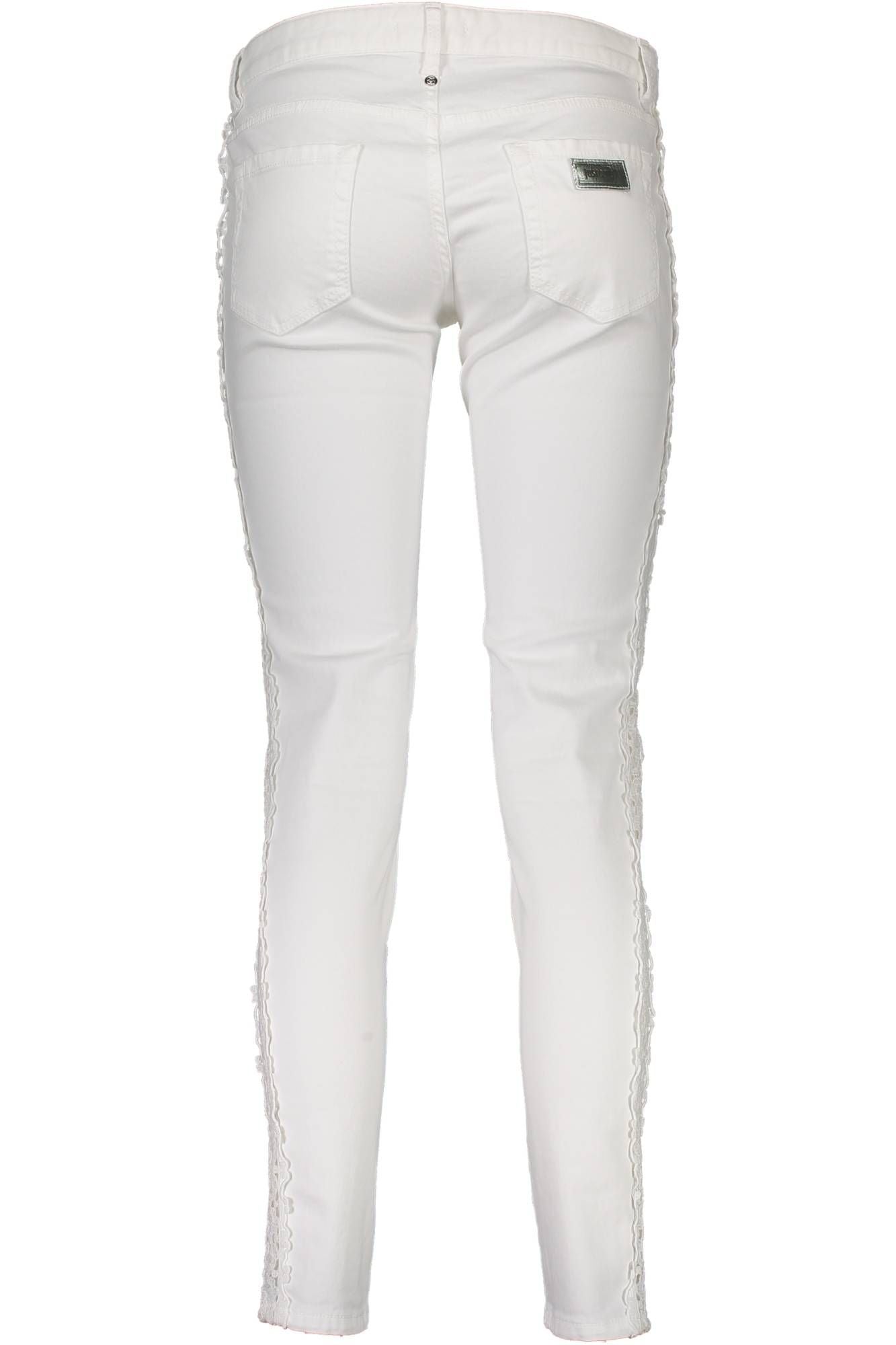 Just Cavalli White Cotton Women Pants